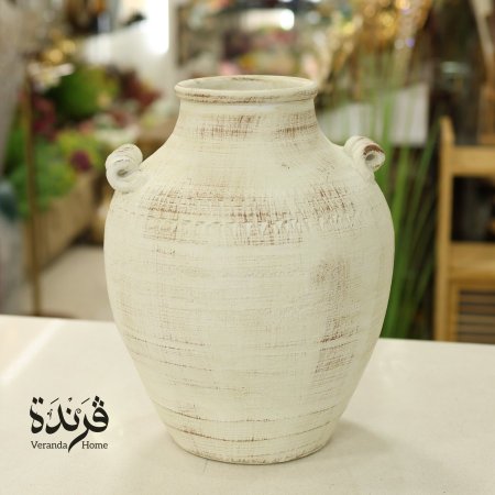 مزهرية بورسلان جرة حجر - كبير
